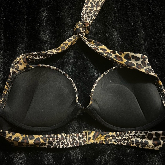 Leopard print Bombshell Victoria’s Secret Swim Top - Picture 4 of 5